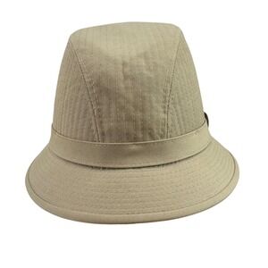 Totes Rain Hat Bucket‎ Hat Tan Neutral Travel Outdoors Womens Size L